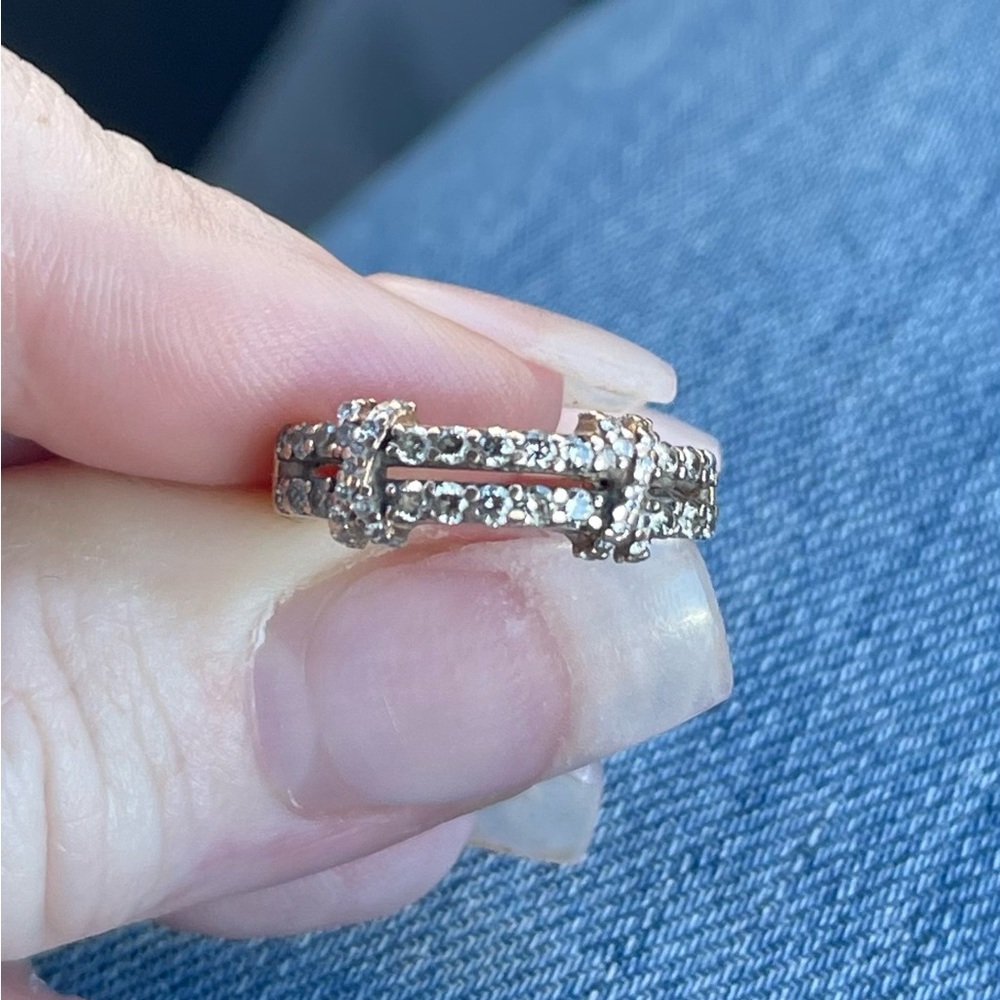 Levian Wedding Band Diamond 14k Rose Gold Sz 7 Ring